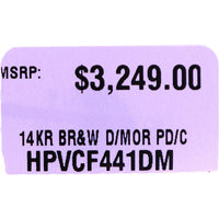 14K Rose Gold EFFY Fleur-De-Lis Pendant with 2.35 Carat Morganite and 0.23 Carat Diamond Halo Necklace