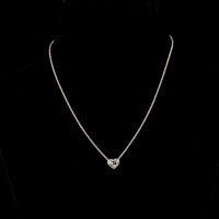 14K Rose Gold Heart Shaped Lab Grown Diamond Solitaire Pendant - 1.57 Carat Total Weight, E-F Color, VVS2 Clarity, Bezel Setting - Covaloro Fine Jewelry