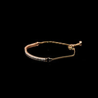 14K Rose Gold Tennis Bracelet with 76 Lab-Grown Round Brilliant Cut Diamonds (E-F, VS2) - 1.96 Total Carat Weight - Covaloro Fine Jewelry