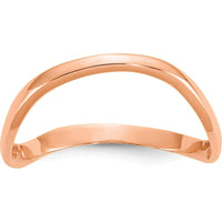 14K Rose Gold Wave Fashion Thumb Ring - 3mm Band Width by Oro Pregiato