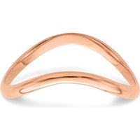 14K Rose Gold Wave Fashion Thumb Ring - 3mm Band Width by Oro Pregiato