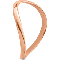 14K Rose Gold Wave Fashion Thumb Ring - 3mm Band Width by Oro Pregiato