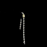 14K Two Tone East-West Tennis Bracelet with 1.55 Carats Fancy Vivid Yellow Emerald Cut Lab Diamond and 4.54 Carats Marquise Diamonds - 6.09 Carats Total Diamond Weight - Covaloro Fine Jewelry