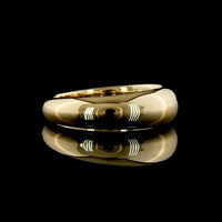 14K Two Tone Half Eternity Band with 47 Round Brilliant Cut Lab Diamonds - 1.14 Carat Total Diamond Weight, E-F Color with VS1 Clarity - Covaloro Fine Jewelry