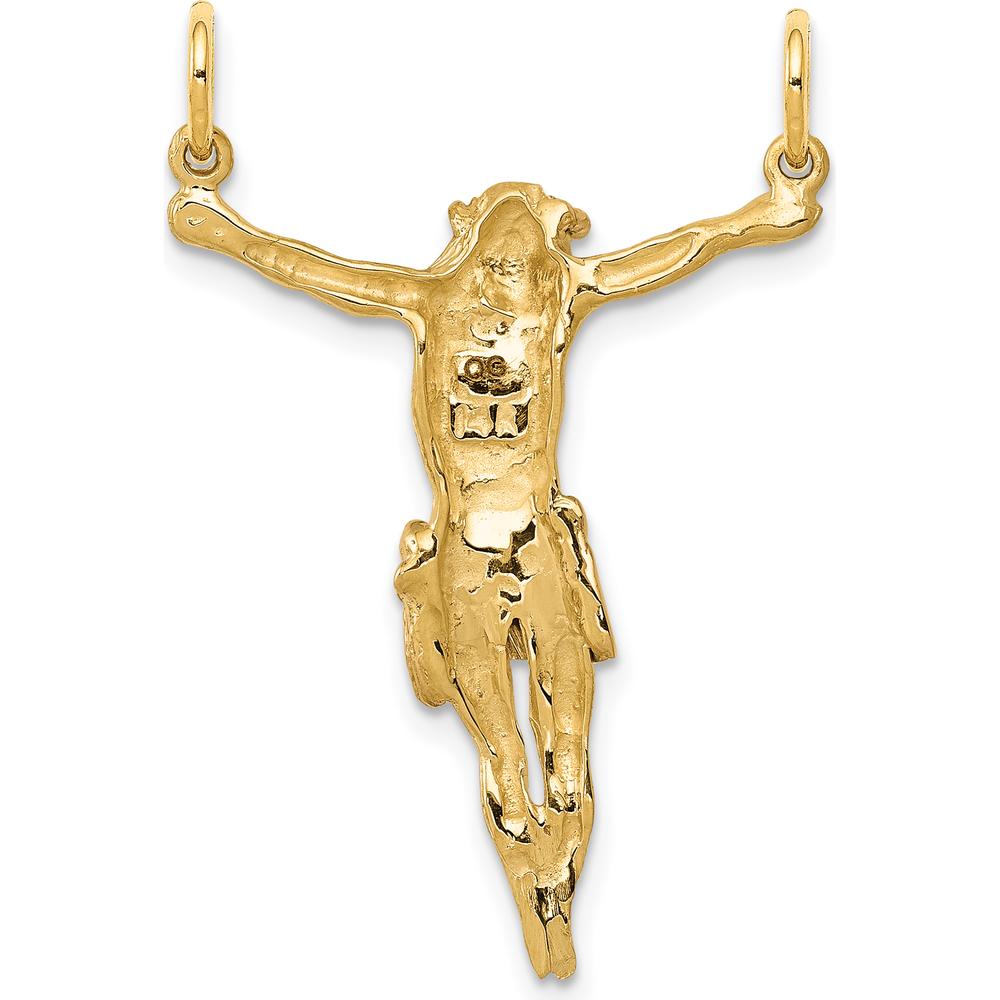 14K Two-Tone Rose Gold Corpus Pendant - 34mm x 23mm by Oro Pregiato