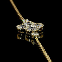 14K Two Tone Special Bracelet with 3.09 Carat Total Weight Round Brilliant Cut Lab Diamonds (E-F Color, VS Clarity) - Prong Set - Covaloro Fine Jewelry