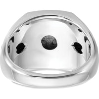 14K White and Rose Gold Men's Diamond Cluster Ring - 1.00 Carats AA Quality Diamonds by IBGoodman