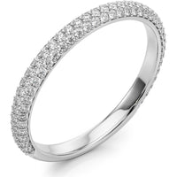 14K White Gold 0.50 Carat Lab Diamond Fashion Band - Size 7 by Robinson's Jewelers