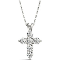 14K White Gold 0.75 Carat Lab Diamond Necklace - Timeless Elegance by Robinson's Jewelers