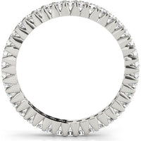 14K White Gold 0.75 Carat Lab Diamond Wedding Band Eternity Ring - Size 6 by Robinson's Jewelers