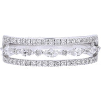 14K White Gold 1/2 Carat Diamond Ring - Timeless Elegance