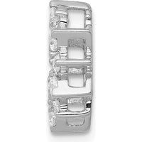 14K White Gold 1/2 Carat Round Diamond Earrings - 12 Stones Total Diamond Weight by Monteluci Fine Jewelry