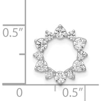 14K White Gold 1/2 Carat Round Diamond Earrings - 12 Stones Total Diamond Weight by Monteluci Fine Jewelry