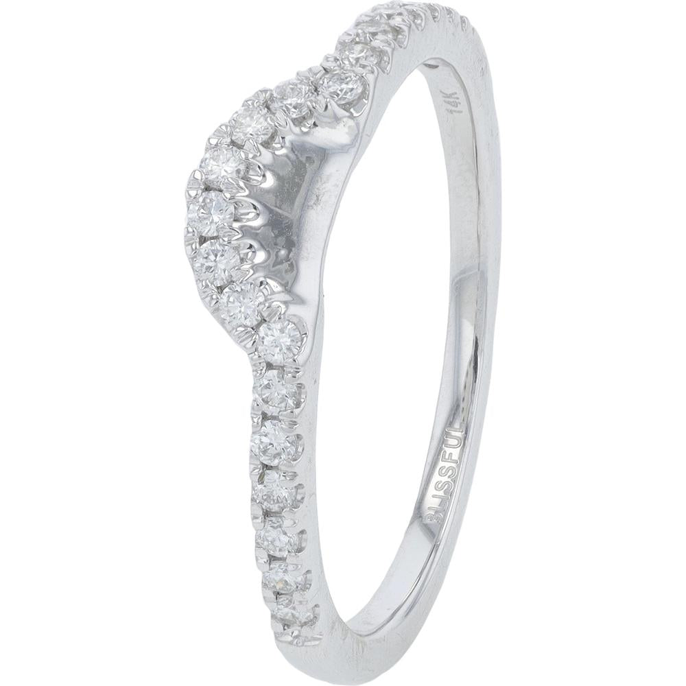 14K White Gold 1.20 Carats Diamond Bridal Set with Pear-Shaped Halo Diamond