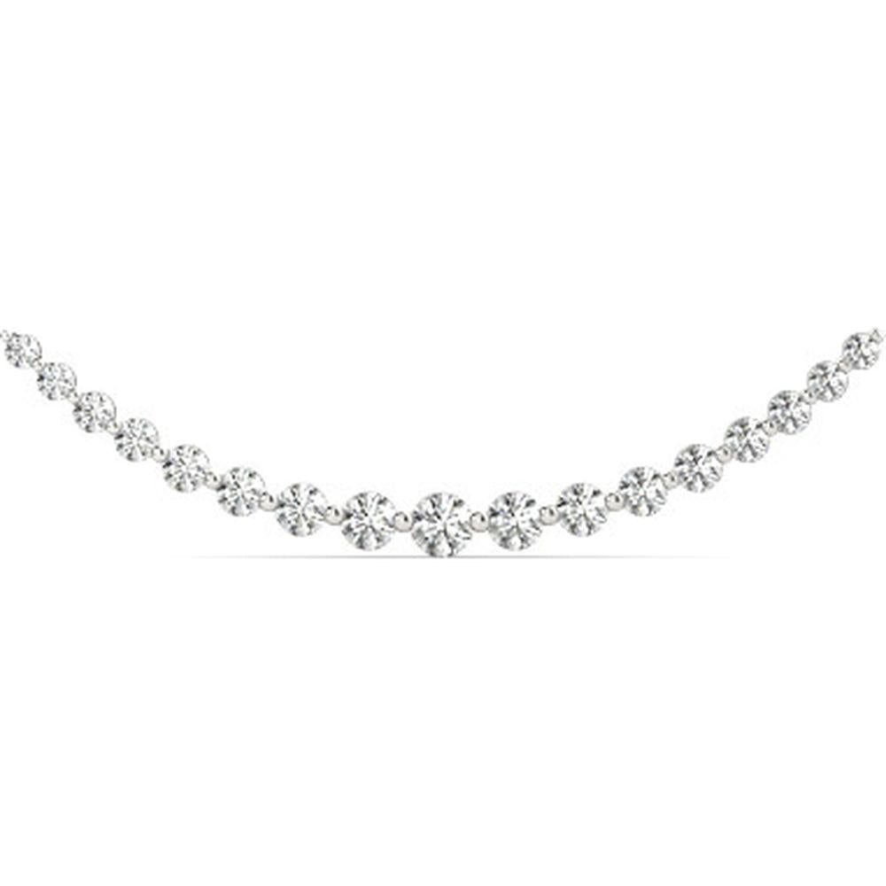 14K White Gold 1.5 Carat Lab Diamond Fashion Pendant by Robinson's Jewelers