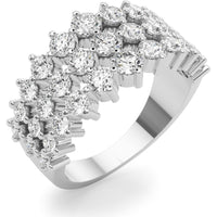 14K White Gold 1.875 Carats Lab Diamond Fashion Ring - Size 7 by Robinson's Jewelers
