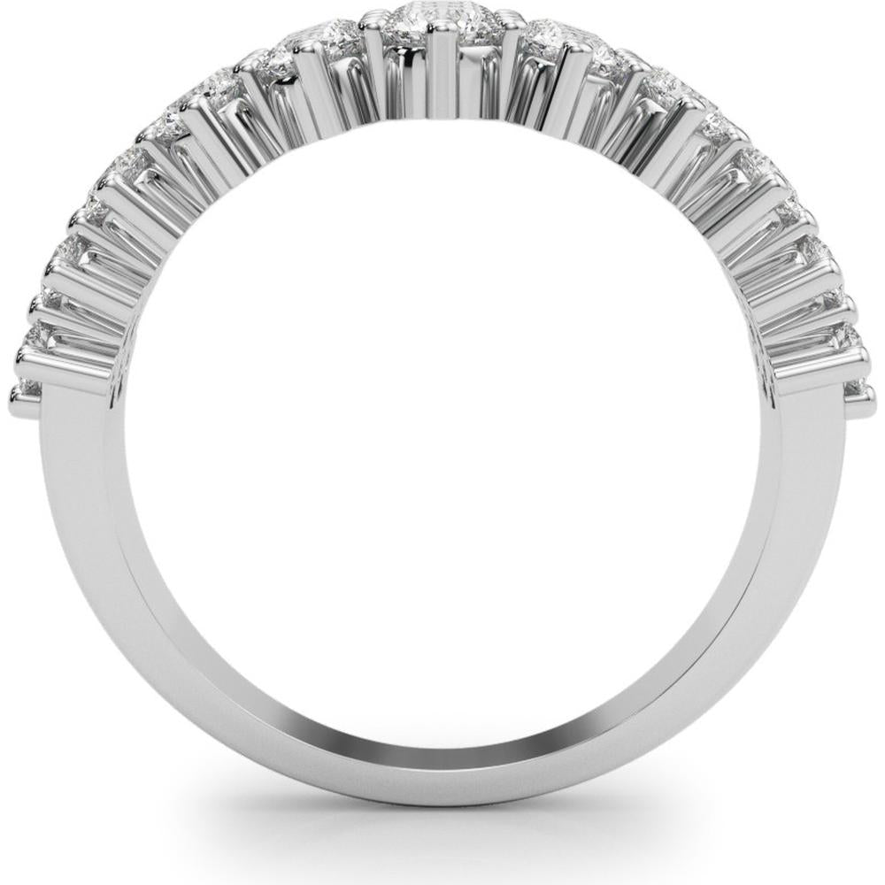 14K White Gold 1.875 Carats Lab Diamond Fashion Ring - Size 7 by Robinson's Jewelers