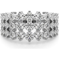 14K White Gold 1.875 Carats Lab Diamond Fashion Ring - Size 7 by Robinson's Jewelers