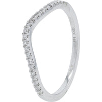 14K White Gold 1 Carat Total Weight Diamond Bridal Ring with Halo and Pavé Split Shank