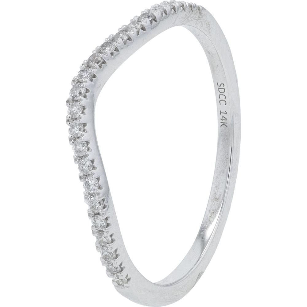 14K White Gold 1 Carat Total Weight Diamond Bridal Ring with Halo and Pavé Split Shank