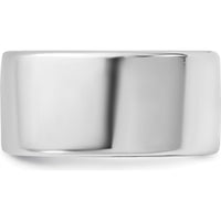 14K White Gold 10mm Polished European Comfort Fit Band - Engravable Wedding Band by 0
