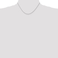 14K White Gold 16" Diamond-Cut Parisian Wheat Chain with Lobster Clasp by Oro Pregiato