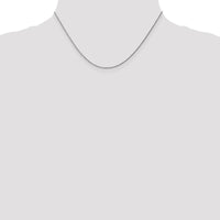 14K White Gold 16" Diamond-Cut Rope Chain Necklace - Polished Finish by 0