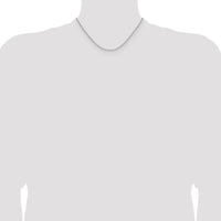 14K White Gold 16" Paperclip Chain Necklace with Beveled Edges by Oro Pregiato