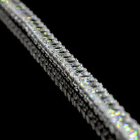 14K White Gold 17.38 Carat Lab Diamond Tennis Necklace with Prong Set Antique Cushion Cut Stones - 160 Total Diamonds, E-F VS Quality - Covaloro Fine Jewelry