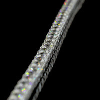 14K White Gold 17.5" Tennis Necklace with 133 Prong Set Round Lab Diamonds - 31.82 Carats Total Diamond Weight - Covaloro Fine Jewelry