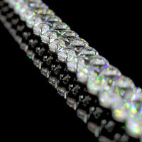14K White Gold 17" Tennis Necklace with 57 Round Brilliant Cut Lab Diamonds & 4 Marquise Cut Accents - 72.11 Carat Total Diamond Weight, D VVS2 Clarity - Covaloro Fine Jewelry