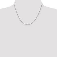 14K White Gold 18" 1.15mm Diamond-Cut Rope Chain with Lobster Clasp by 0