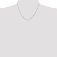14K White Gold 18" 1.5mm Diamond-Cut Parisian Wheat Chain with Lobster Clasp by Oro Pregiato