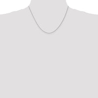 14K White Gold 18" Parisian Wheat Chain Necklace - Polished Finish, Lobster Clasp by Oro Pregiato