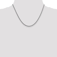 14K White Gold 18" Semi-Solid 3-Wire Wheat Chain with Lobster Clasp by Oro Pregiato
