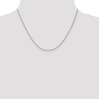 14K White Gold 18" Spiga Chain with Lobster Clasp - Polished Wheat Design by Monteluci Fine Jewelry