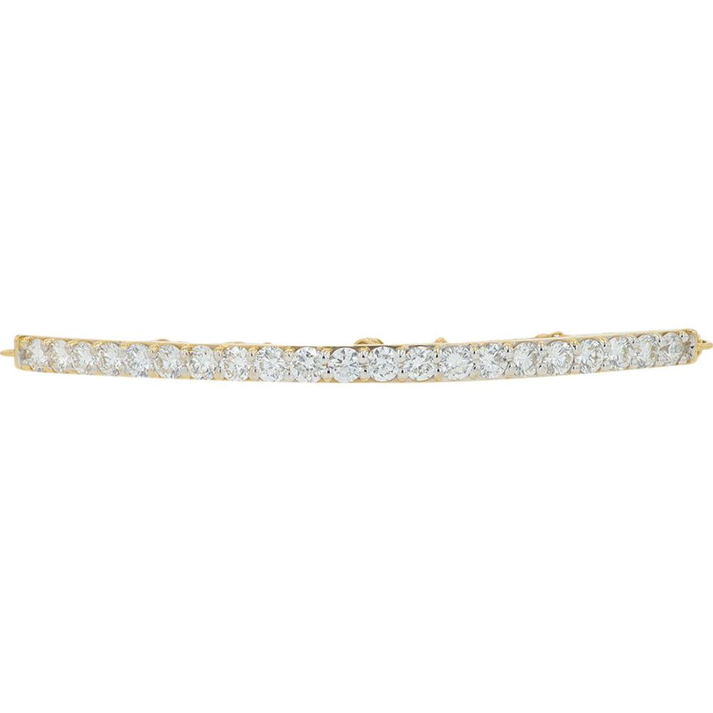 14K White Gold 2.25 Carat Lab Grown Diamond Tennis Bracelet