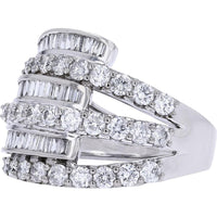 14K White Gold 2 Carat Diamond Solitaire Ring