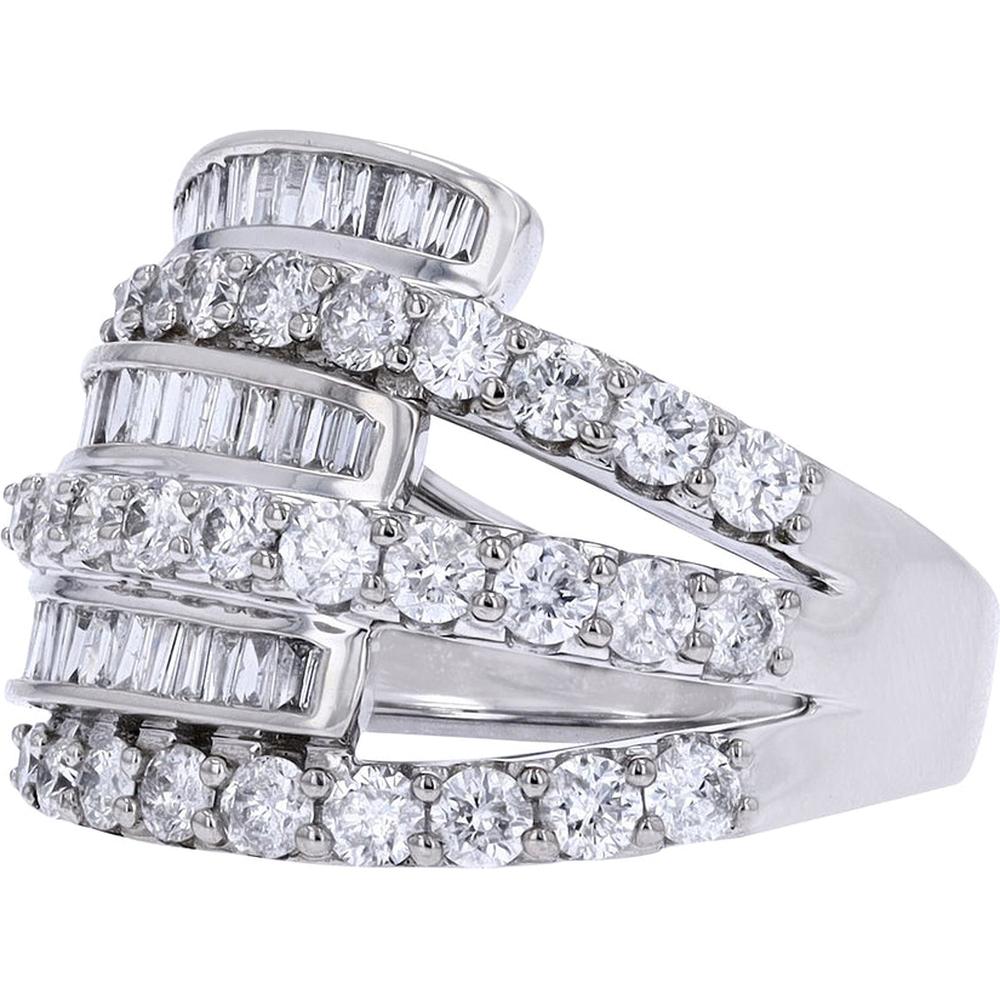 14K White Gold 2 Carat Diamond Solitaire Ring