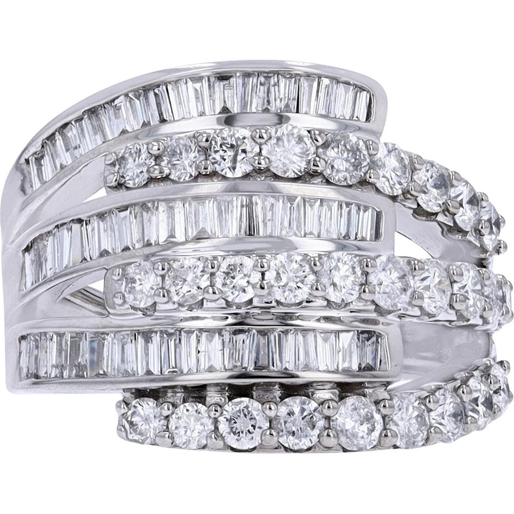 14K White Gold 2 Carat Diamond Solitaire Ring