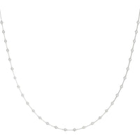 14K White Gold 2 Carat Lab Diamond Necklace by Robinson's Jewelers