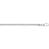 14K White Gold 20" 2.74mm Fancy Ice Chain Necklace with Diamond-Cut Finish by Orozza Fine Jewelry