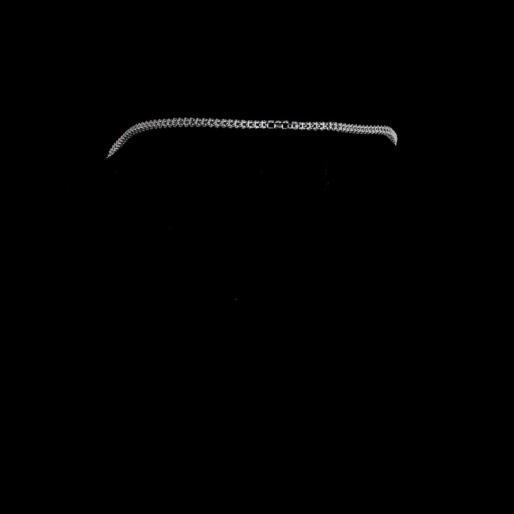 14K White Gold 20.41 Carats Graduated Riviera Necklace with Prong-Set Round Lab Diamonds including 1.57 Carats Center Stone - Covaloro Fine Jewelry
