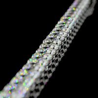 14K White Gold 20-Inch Tennis Necklace with Prong Set Round Lab-Grown Diamonds (E-F VS) - 52.25 Carat Total Diamond Weight - Covaloro Fine Jewelry