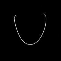 14K White Gold 21" Tennis Necklace with Prong Set Round Lab Diamonds - 4.69 Carat Total Diamond Weight - Covaloro Fine Jewelry