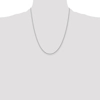14K White Gold 22" Parisian Wheat Chain with Lobster Clasp by Oro Pregiato