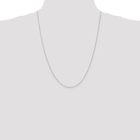 14K White Gold 24" Diamond-Cut Parisian Wheat Chain Necklace with Lobster Clasp by Oro Pregiato