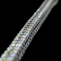 14K White Gold 25.17 Carat Tennis Necklace with Prong Set Lab Grown Round Brilliant Diamonds (E-F VS2) - Covaloro Fine Jewelry