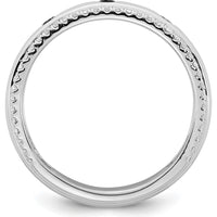 14K White Gold 3 Birthstone and Diamond Mother's Ring Semi-mount - 0.25 Carat Diamond Total Weight by Oro Pregiato