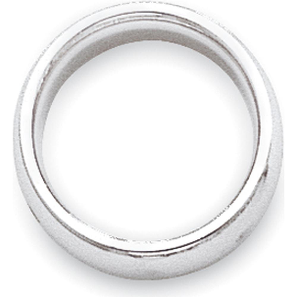 14K White Gold 3mm Comfort Fit Wedding Band with Polished Finish by 0
